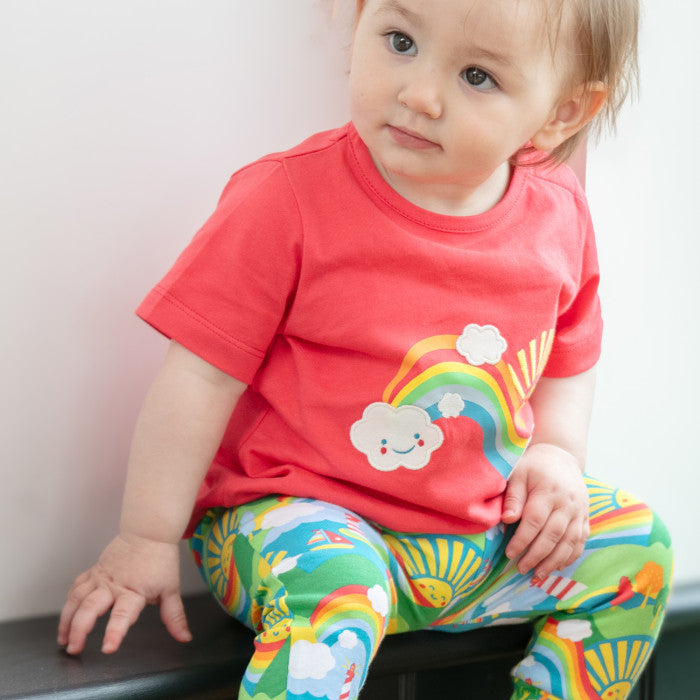Piccalilly Two Piece Outfit - Island Life Red