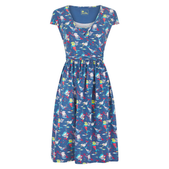 Piccalilly Women's Wrap Dress - Merfolk
