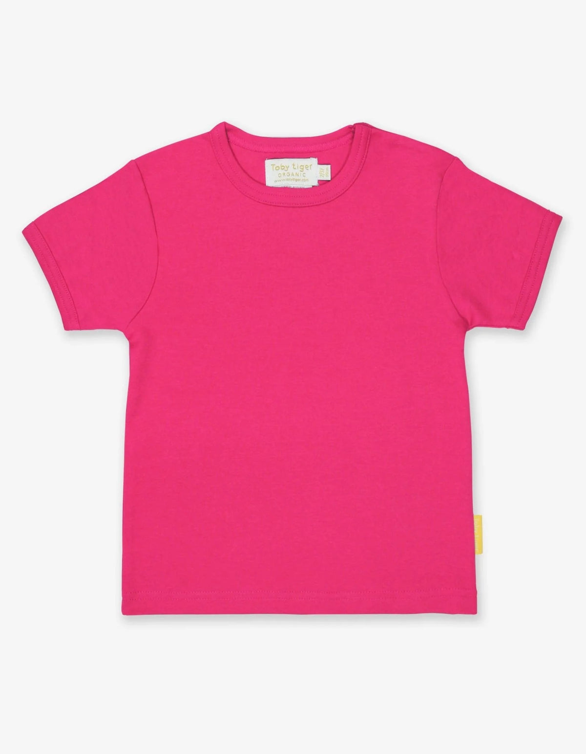 Toby Tiger Organic Basic T-Shirt Short Sleeve - Pink