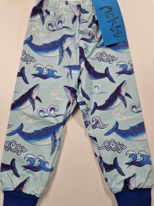 Pickbu Leggings- Blue Whales