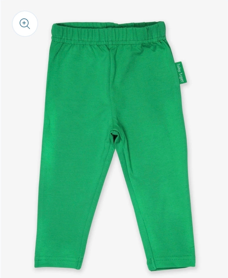 Toby Tiger Organic Basic Leggings - Green
