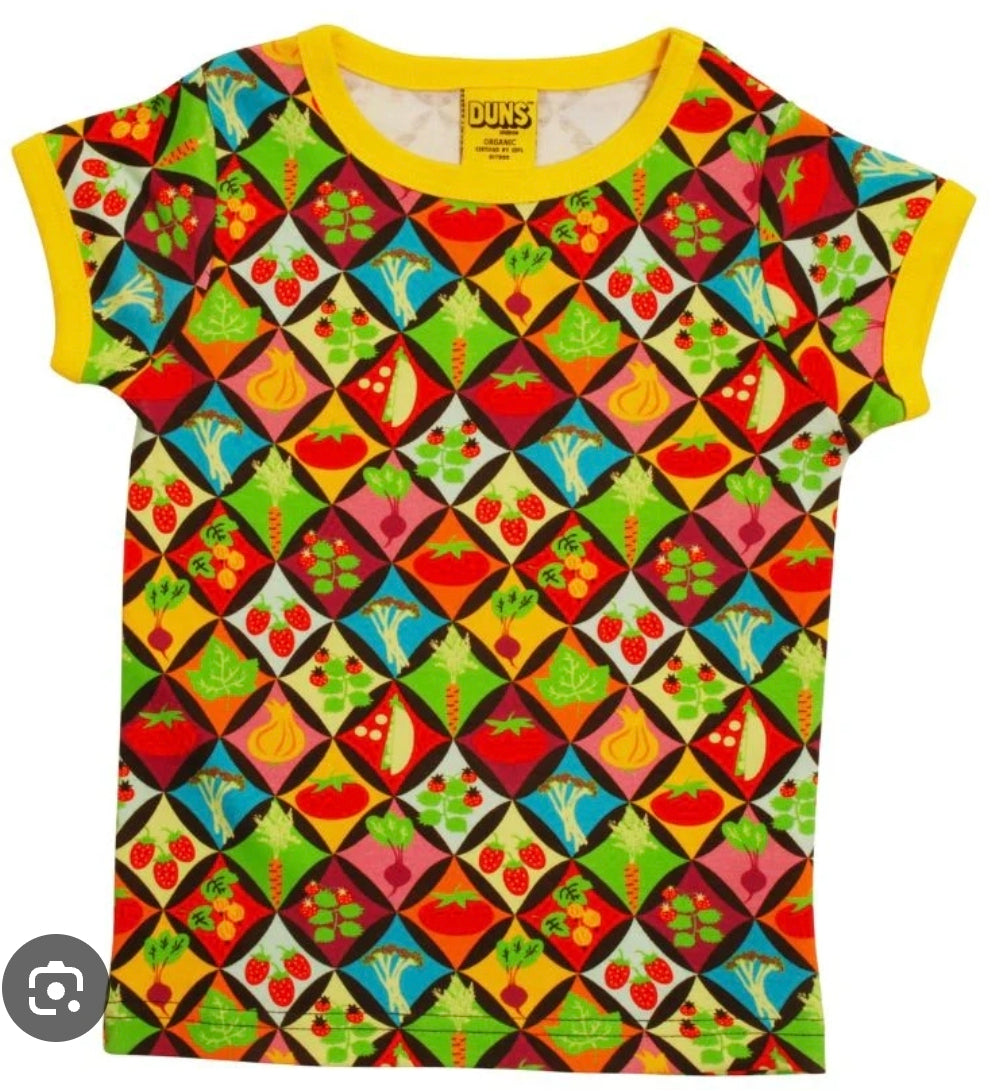 DUNS Sweden Top Short Sleeve - Harlequin