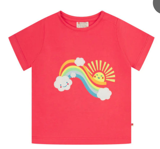 Piccalilly Red Appliqué T.Shirt - Island Life