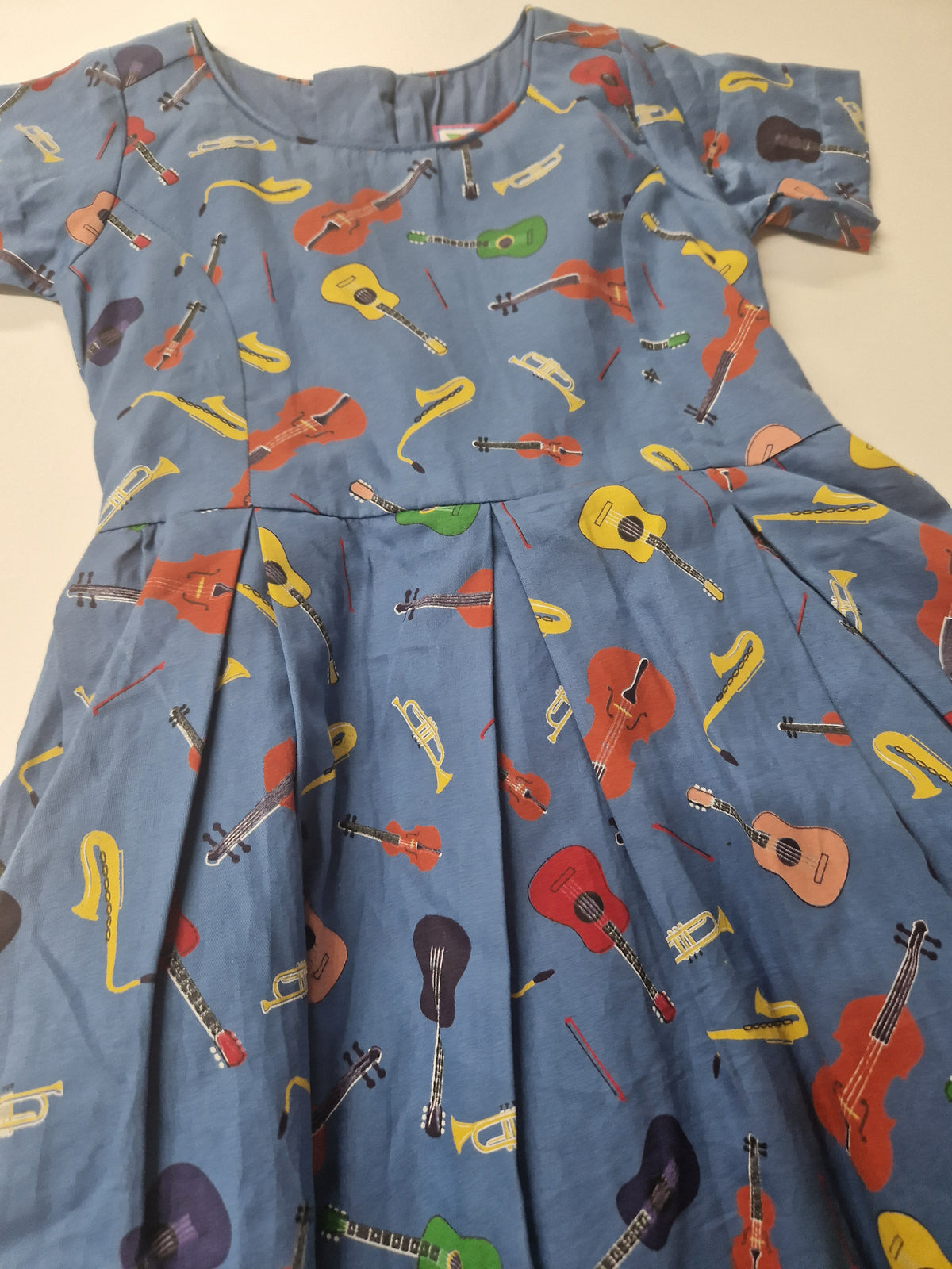 Blueberry London Dress Short Sleeve - Music