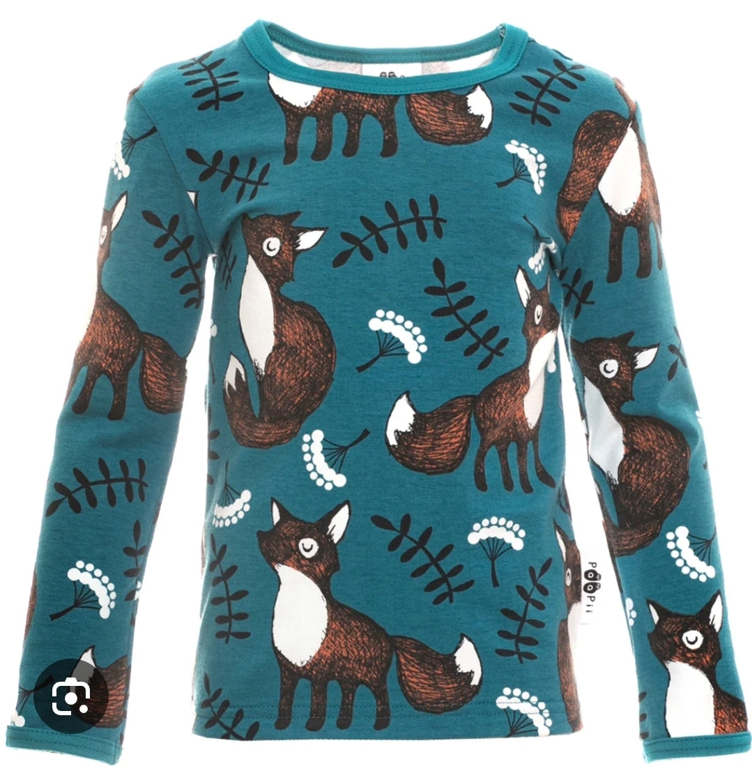 PaaPii Uljas Shirt Long Sleeve - Nuutti Teal