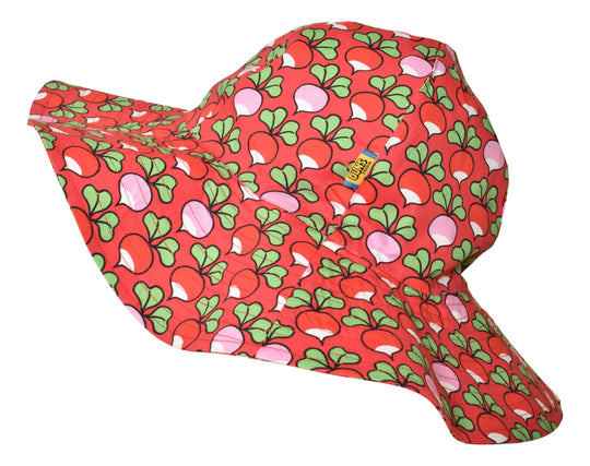 Duns Sweden Sun Hat Multi Radish Rouge Red
