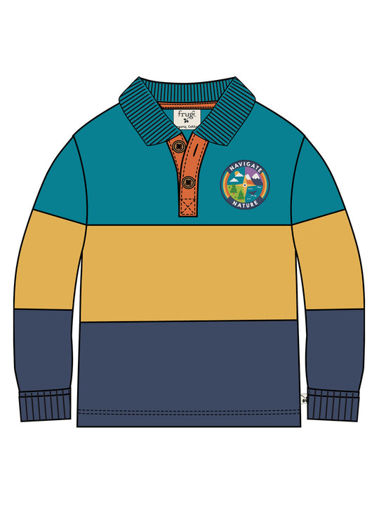 Frugi Mullion Top - Hotchpotch/Nature