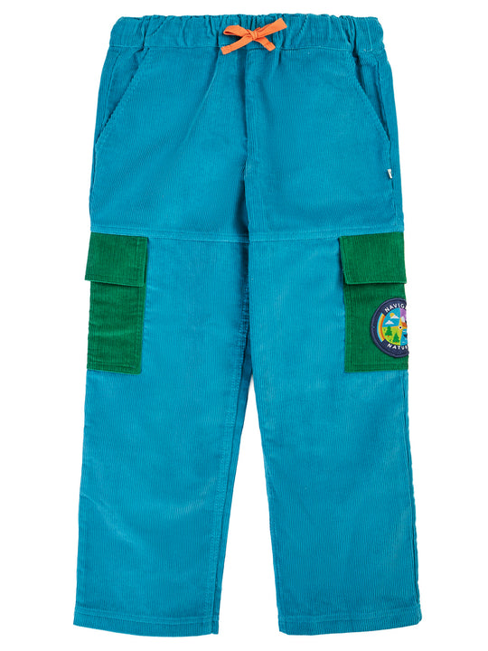 Frugi Lennox Adventure Trousers - Boat Blue/Nature