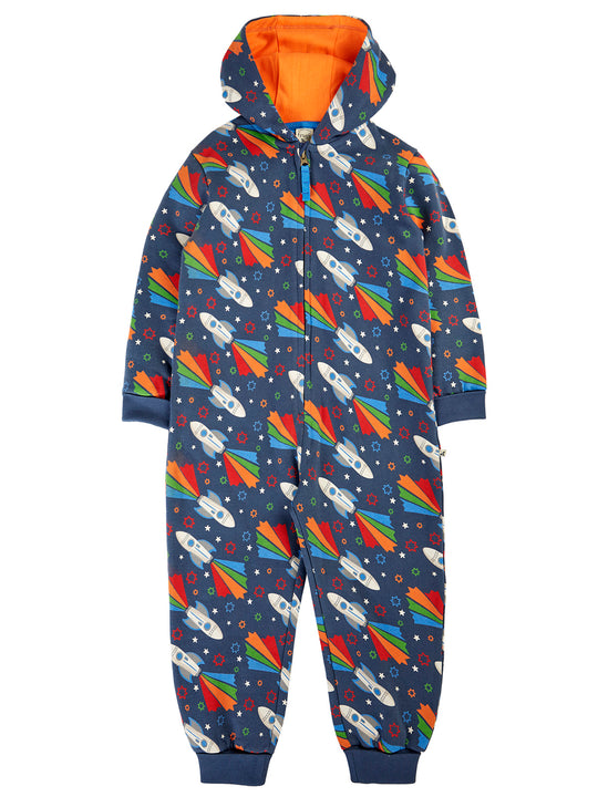 Frugi Big Snuggle Suit - Space Adventure