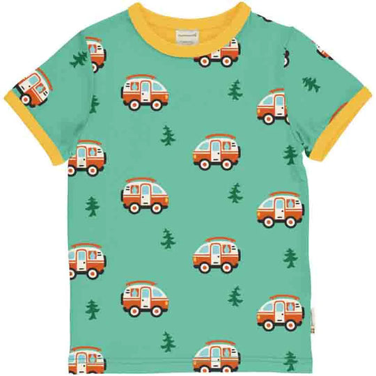 Maxomorra Top Short Sleeve - Campervan