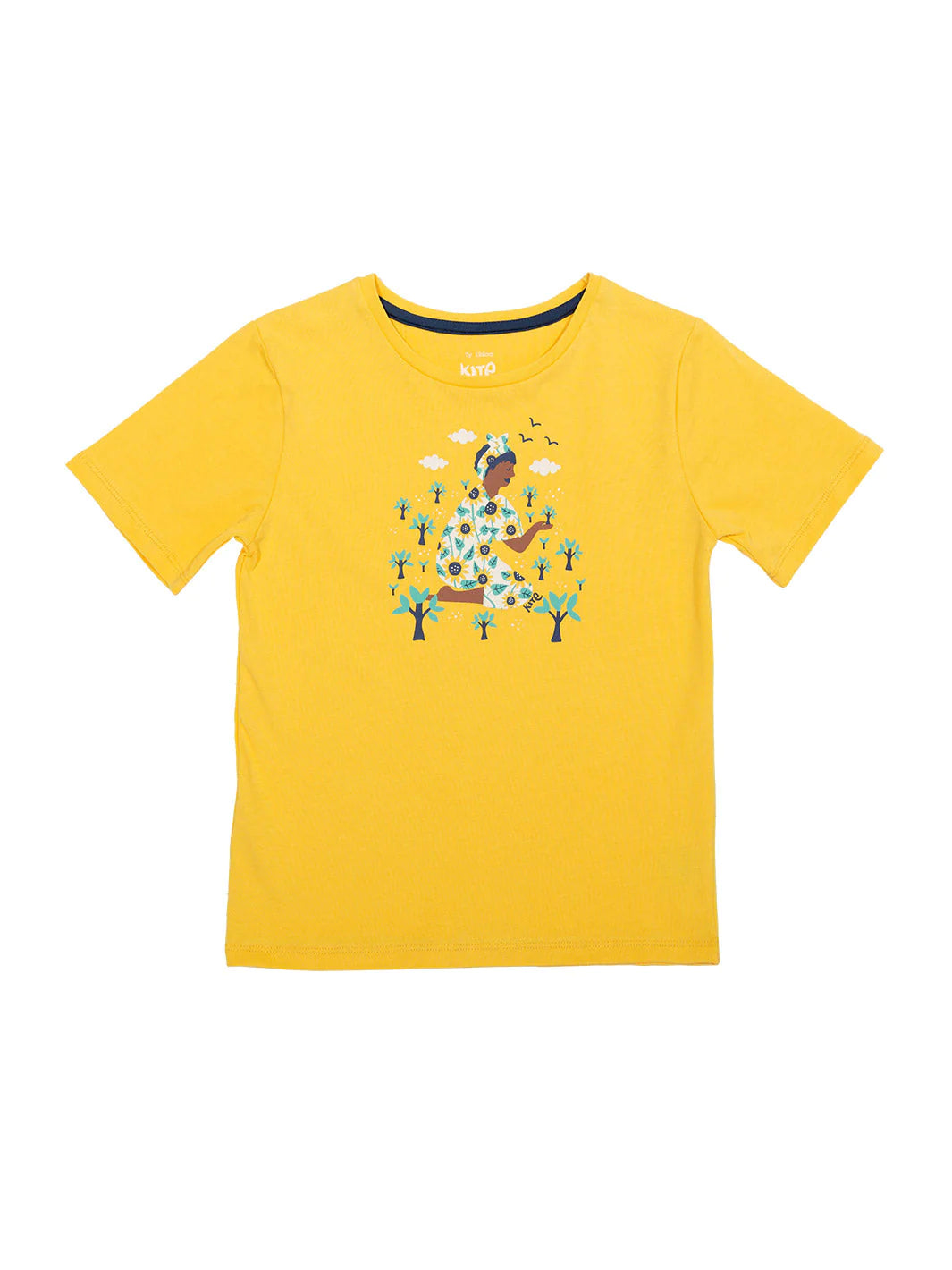 Kite T-Shirt Short Sleeve - Planet Protector Yellow