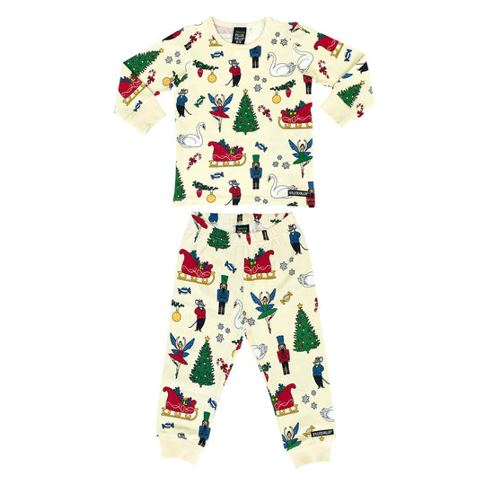 Villervalla Pyjamas Set Fairytale Print - Oat