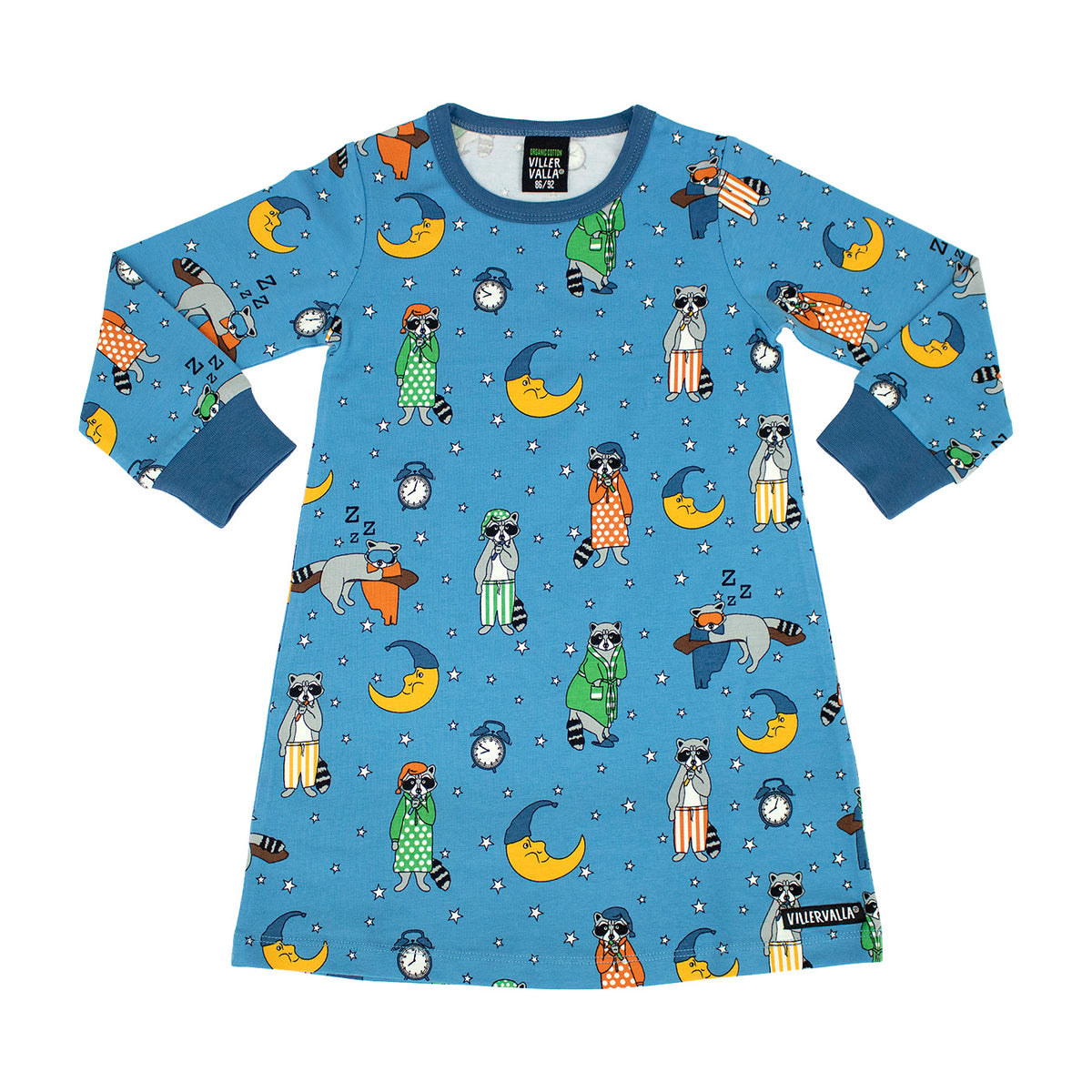 Villervalla Night Gown - Raccoon Ocean