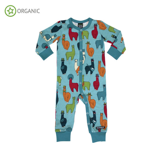 Villervalla LS Romper - Llama - Rill