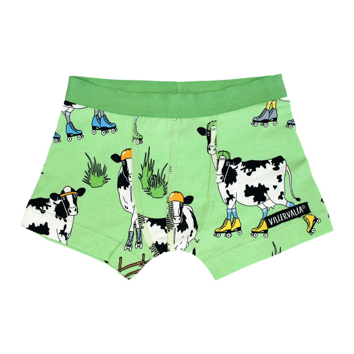 Villervalla Boxers - Roller Cow Soft Pea