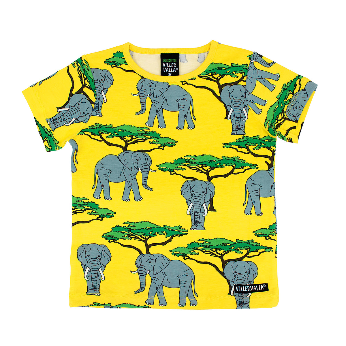 Villervalla T-Shirt Short Sleeve - Animal Elephant