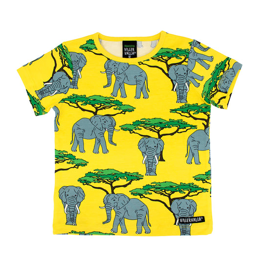 Villervalla T-Shirt Short Sleeve - Animal - Elephant