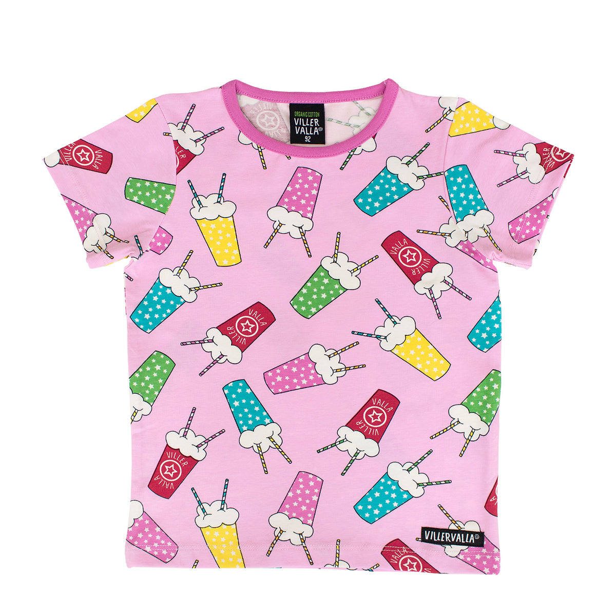 Villervalla T-Shirt Short Sleeve - Milkshake Light Petunia