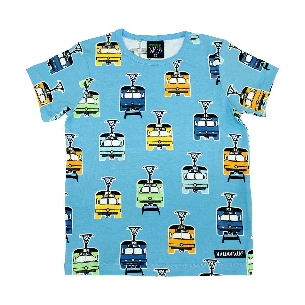 Villervalla T-Shirt Short Sleeve - Tram Aqua