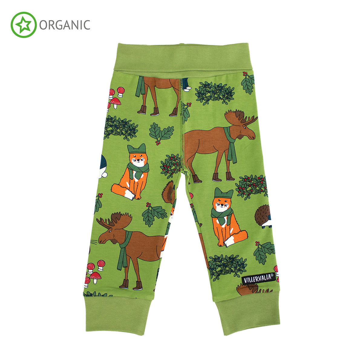 Villervalla Cuff Leggings - Nordic Animals Turtle