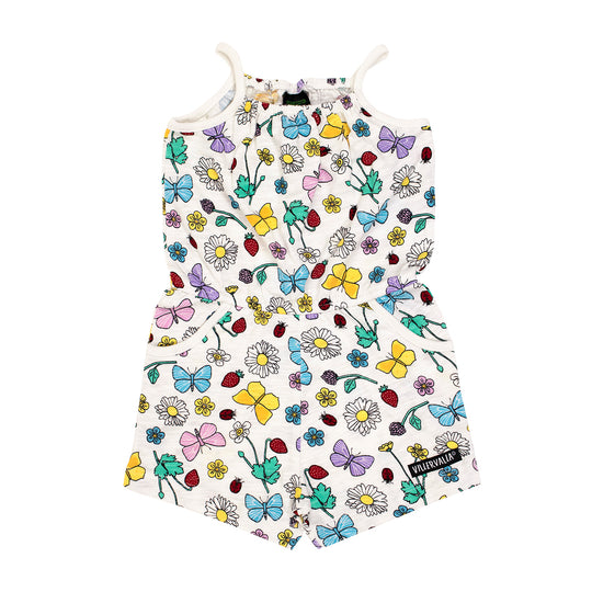 Villervalla Jumpsuit Flower Print - Flower
