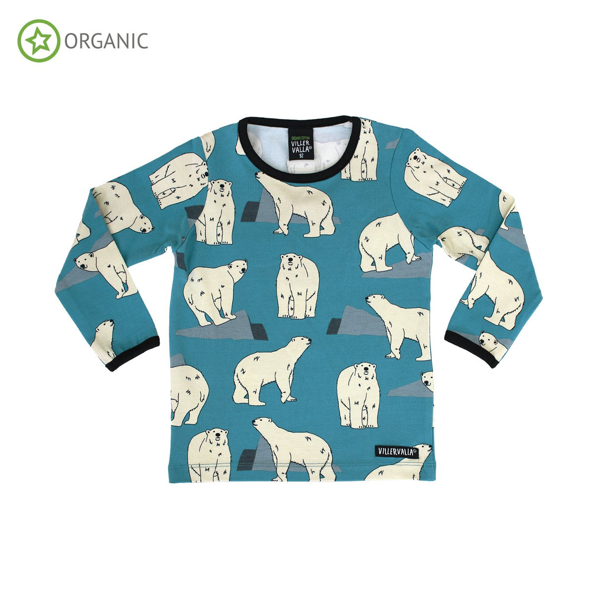 Villervalla T-Shirt Long Sleeve - Polar Bear - The Thrifty Stork