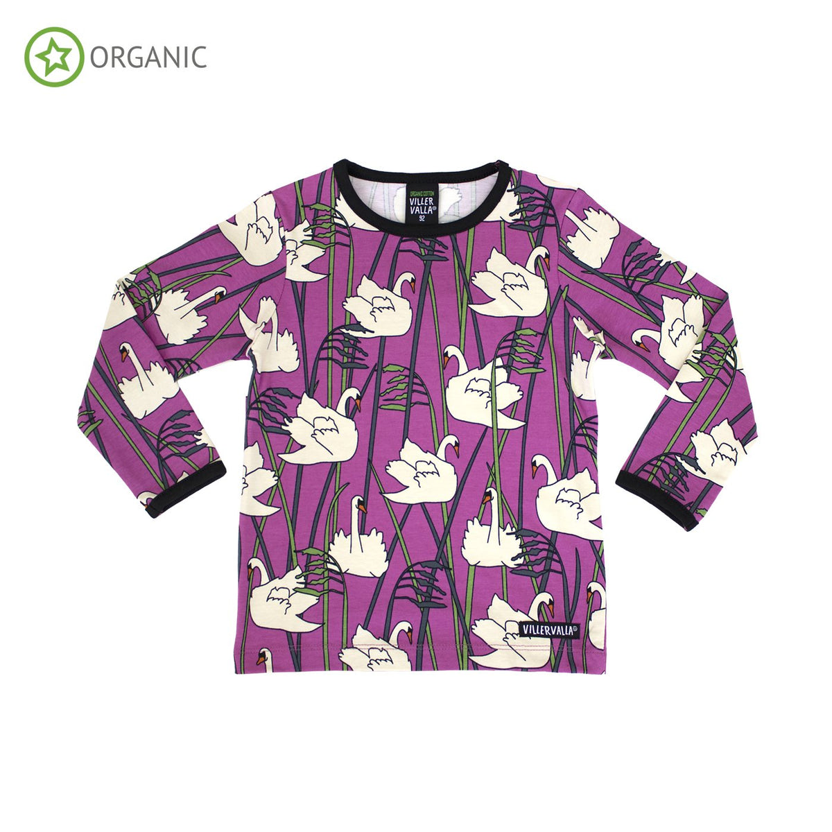 Villervalla T-Shirt Long Sleeve - Swan - The Thrifty Stork