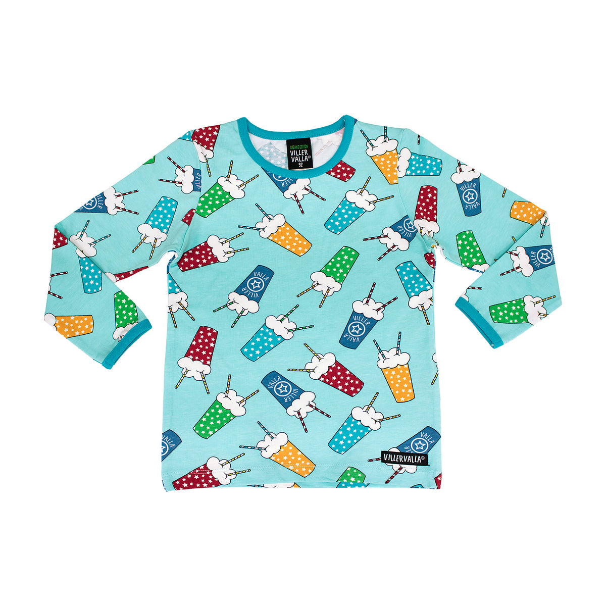 Villervalla T-Shirt Long Sleeve - Milkshake Light Reef