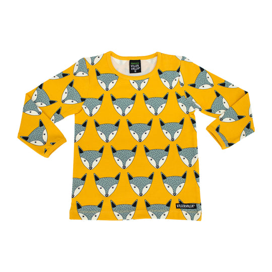 Villervalla T-Shirt Long Sleeve - Saffron Fox