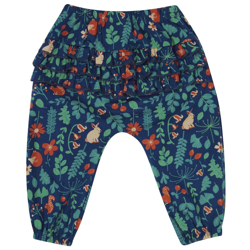 Piccalilly Ruffle Bum Trousers - Nature Trail