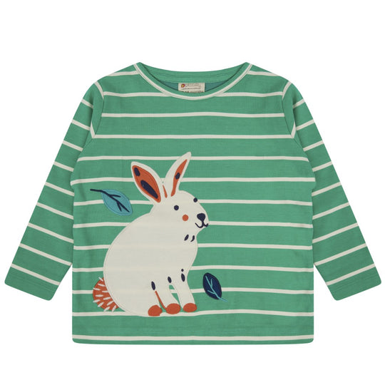 Piccalilly Kids Top Long Sleeve - Rabbit