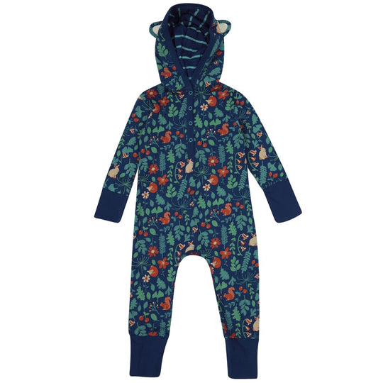 Piccalilly Hooded Playsuit - Nature Trail