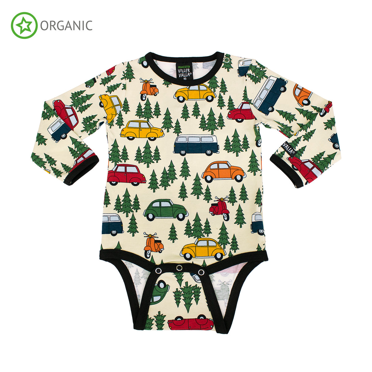Villervalla Body Long Sleeve - Forest Car Oat