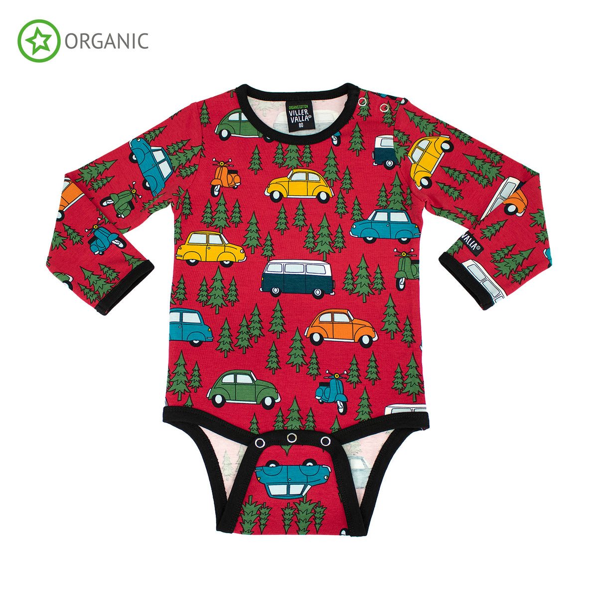 Villervalla Body Long Sleeve - Forest Car Tango