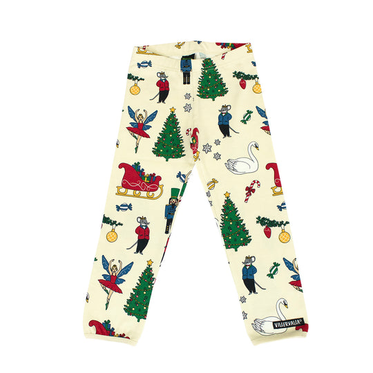Villervalla Leggings Fairytale Print - Oat