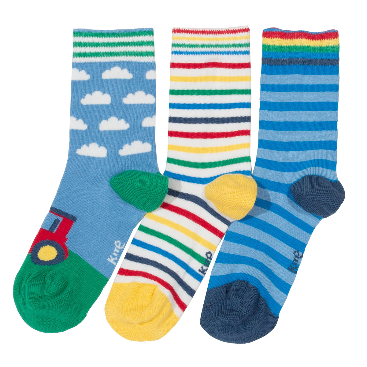 Kite Socks - Farm Play (3 Pack)
