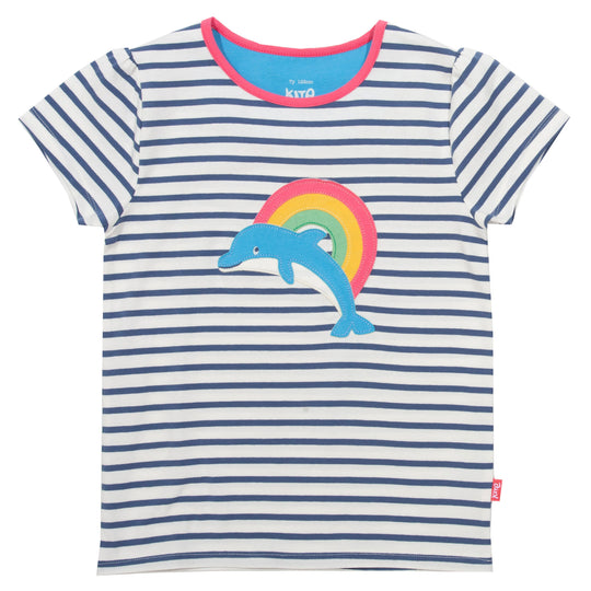 Kite T-Shirt Short Sleeve - Dolphin Rainbow