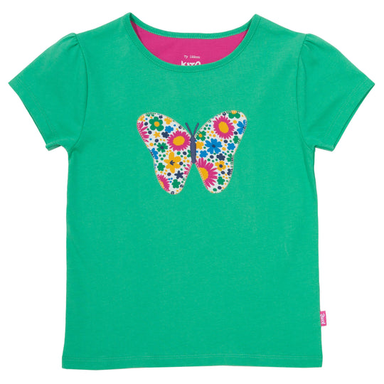Kite Butterfly T-Shirt Short Sleeve - Green