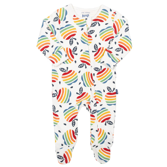 Kite Rainbow Apple Sleepsuit - Multi