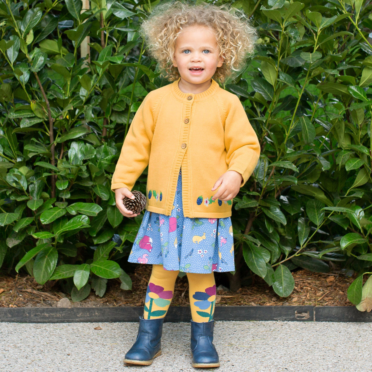 Kite Cardigan - Rambling Yellow