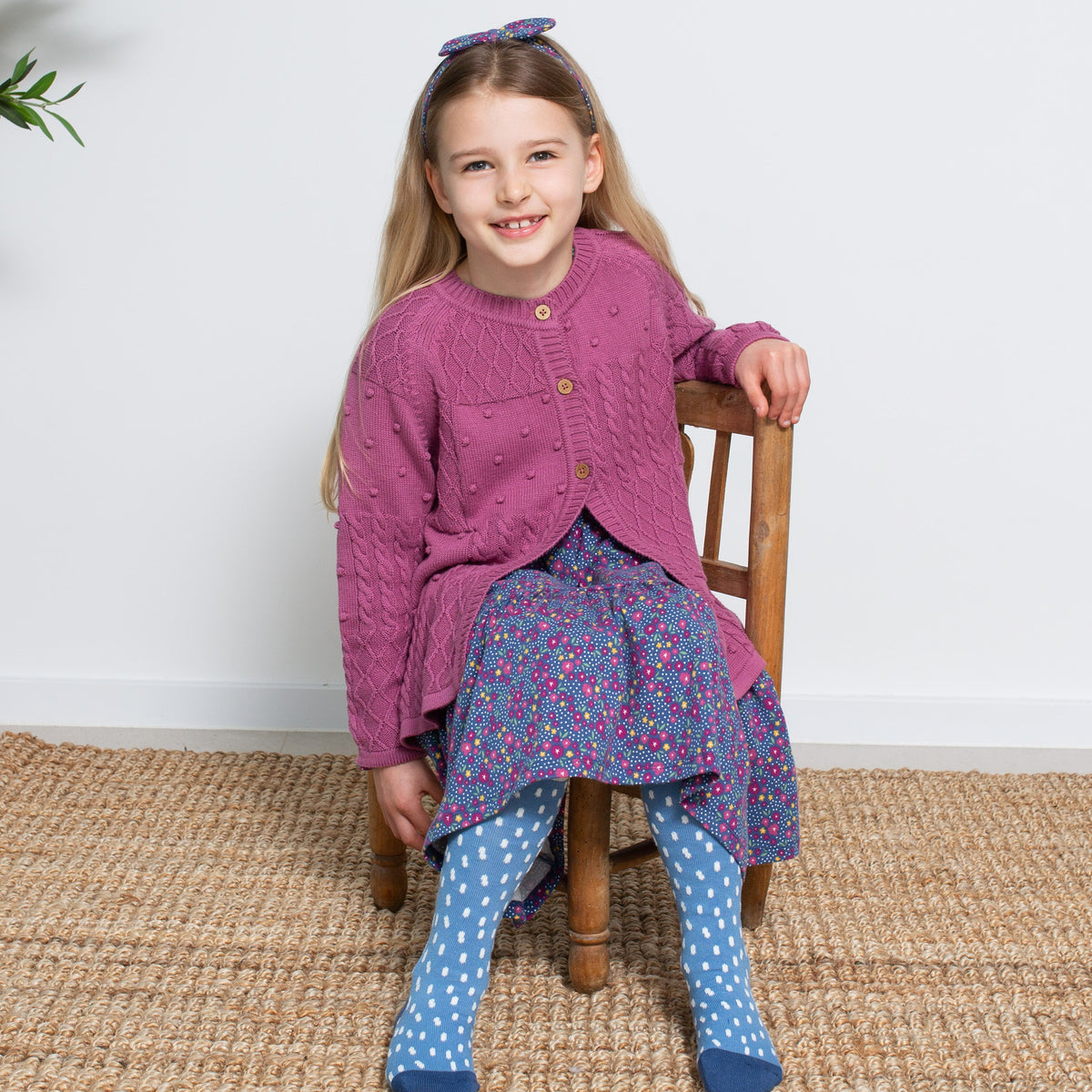 Kite Cardigan - Prairie Pink
