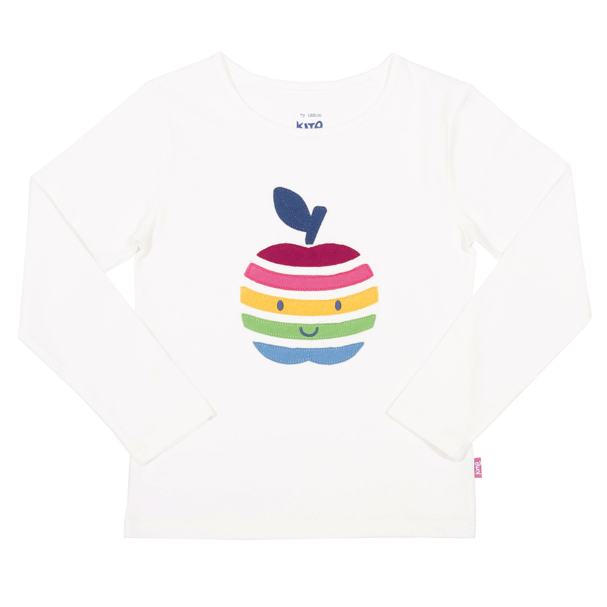 Kite Happy Apple Long Sleeve T-Shirt - Cream