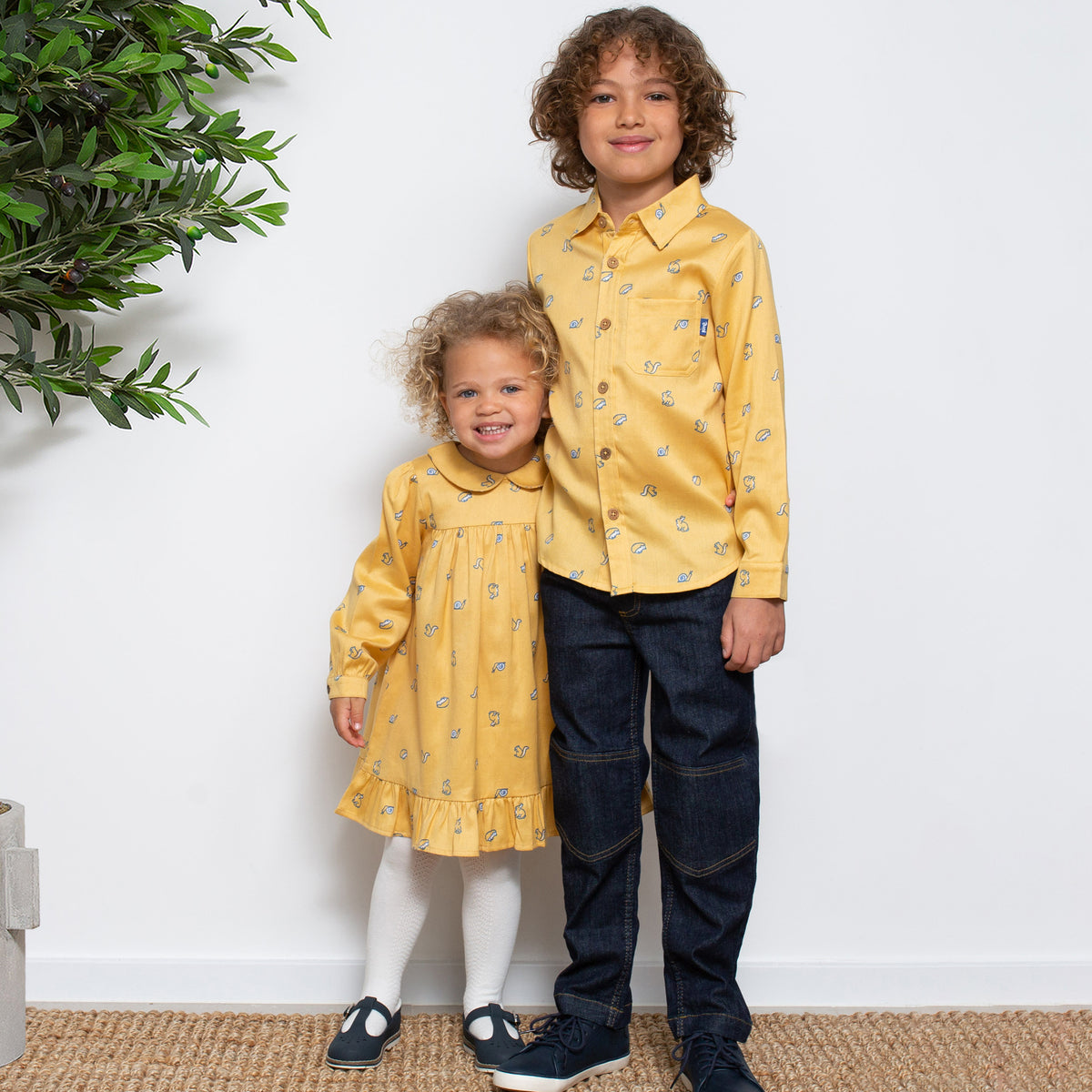 Kite Shirt Long Sleeve - Nature Watch Yellow