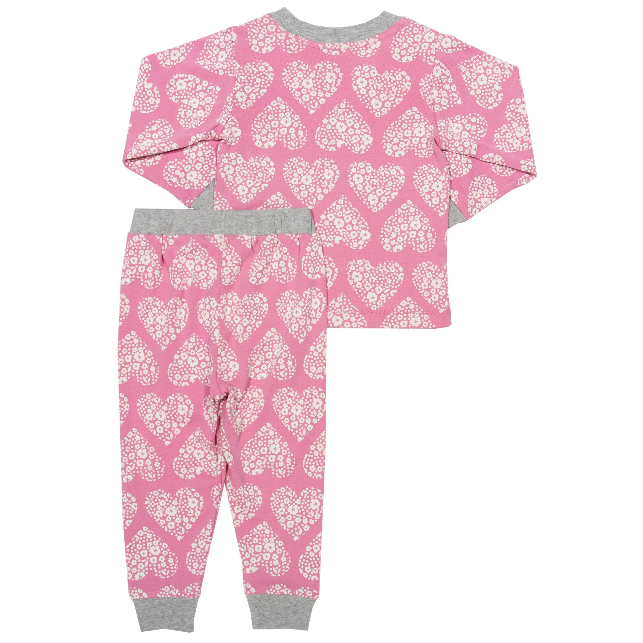 Kite Ditsy Heart Pyjamas - Pink