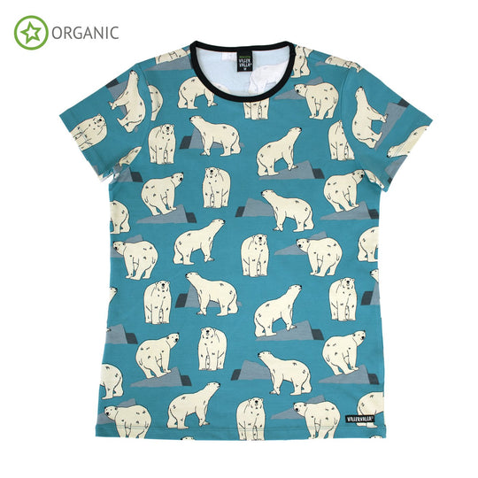 Villervalla Adult T-Shirt Short Sleeve - Polar Bear