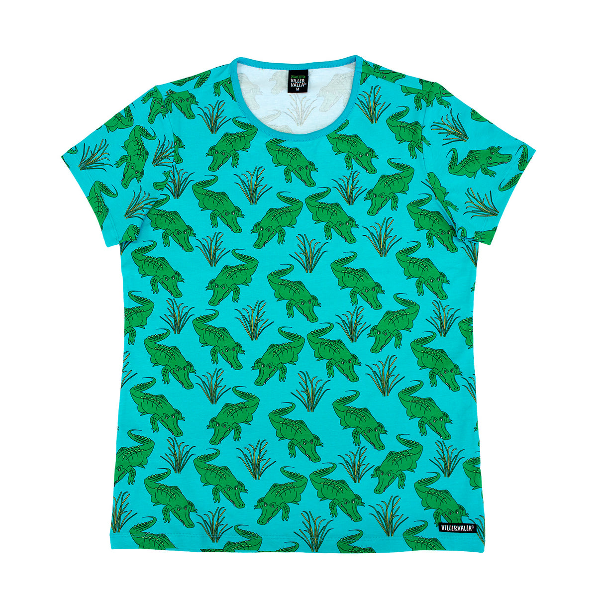 Villervalla Adult T-Shirt Short Sleeve - Animal Crocodile