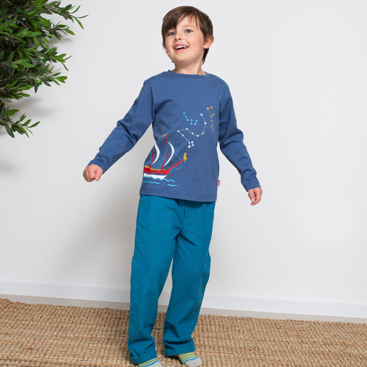 Kite T-Shirt Long Sleeve - Stargazer Navy