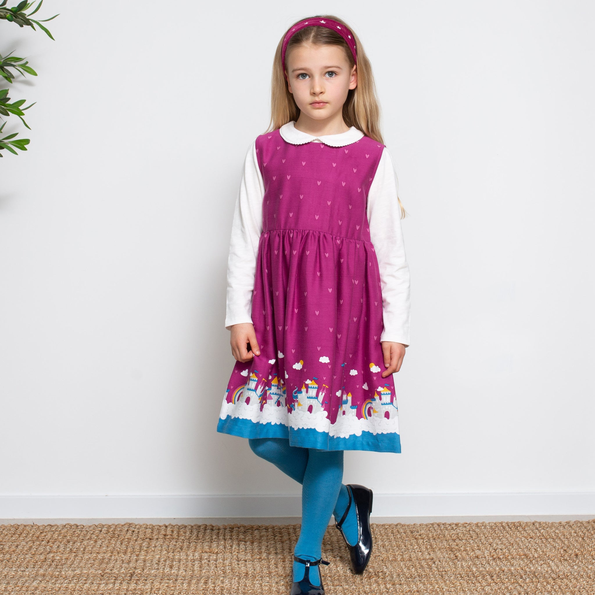 Kite Castle On A Cloud Dress - Pink