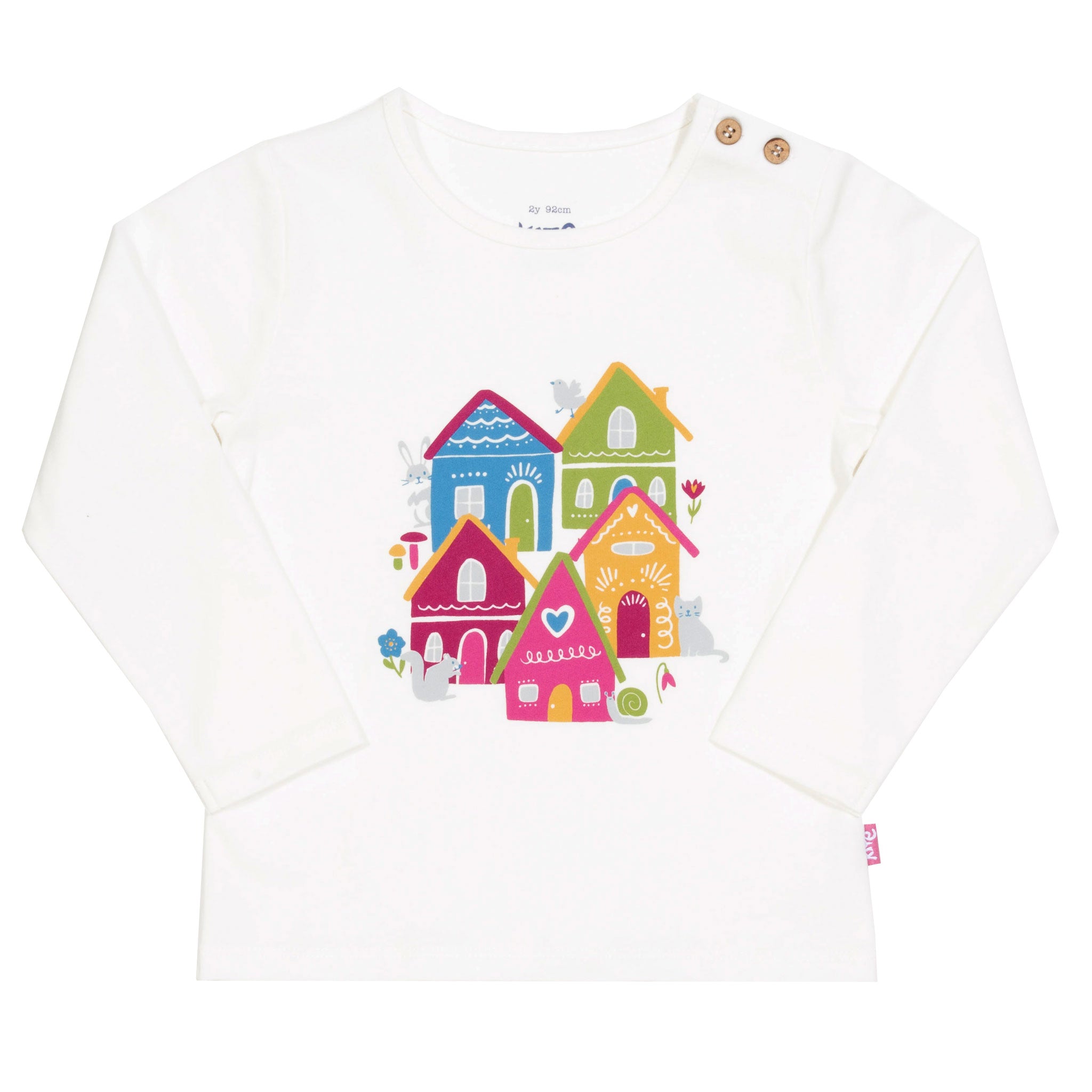 Kite Happy Homes Long Sleve T-Shirt - Cream