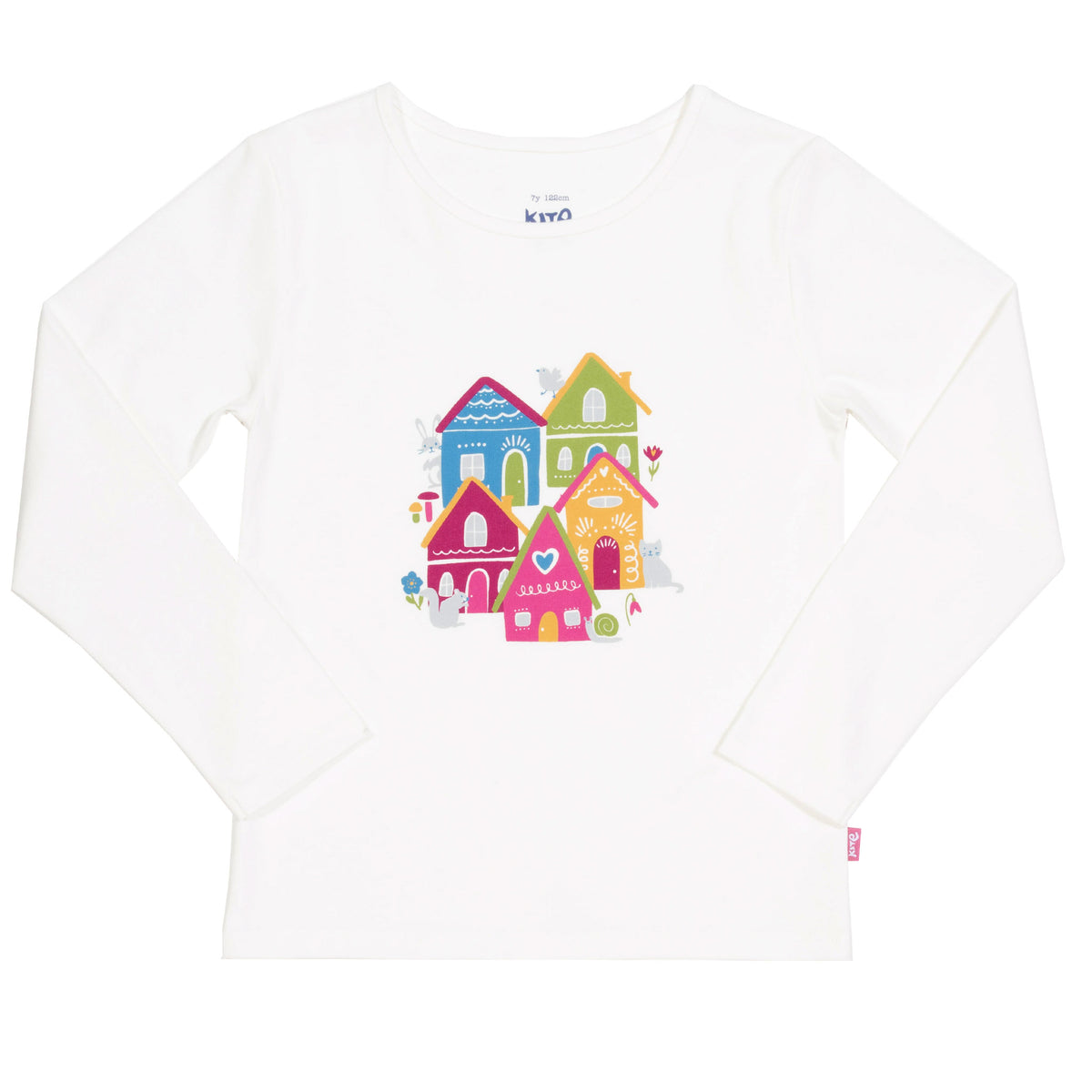 Kite T-Shirt Long Sleeve - Happy Homes Cream